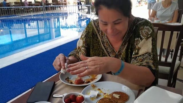 Lancora Beach Hotel,завтрак в отеле,Анталия Кемер