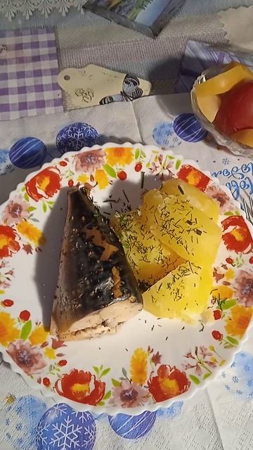 ПП: скумбрия на пару.... Ужин быстрый, но шикарный... 👌🤩🤗