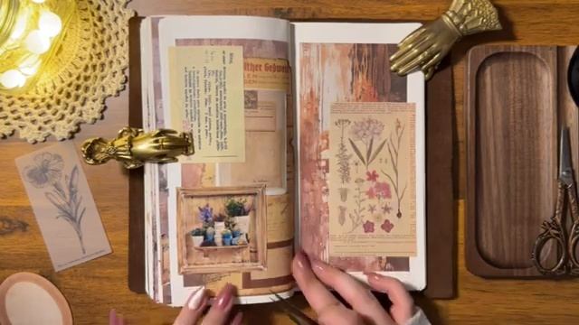 ASMR scrapbooking journalasmr relaxing sounds college