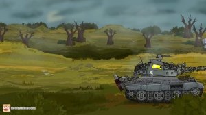 HomeAnimations - Мультики про танки  КВ-44-М2 ： НЕ ОСТАНОВИТЬ ! - Мультики про танки