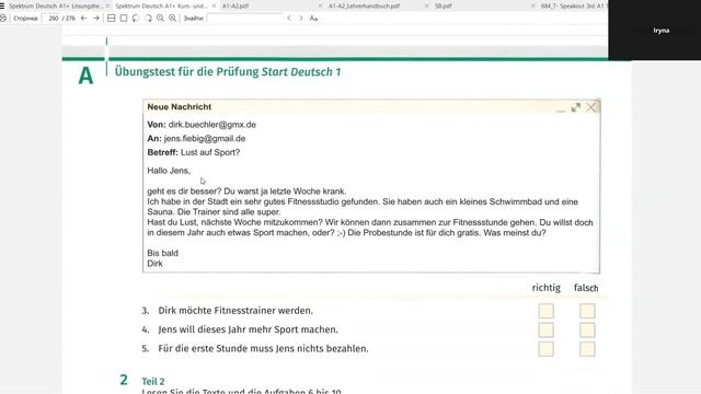 START DEUTSCH TEST Урок 45 Великого РОЗМОВНОГО курсу для початківців смотреть онлайн