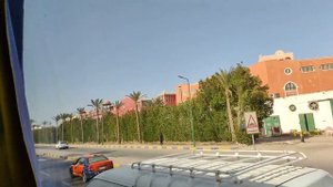 По дороге в аэропорт Хургада