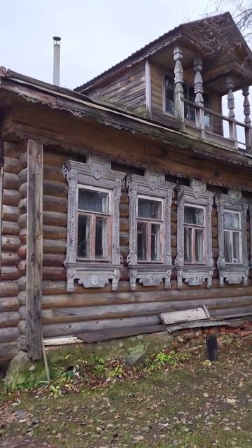 Большой богатый дом в мёртвой деревне. Ивановская область #деревенскаяжизнь #деревня #заброшки #дом смотреть онлайн