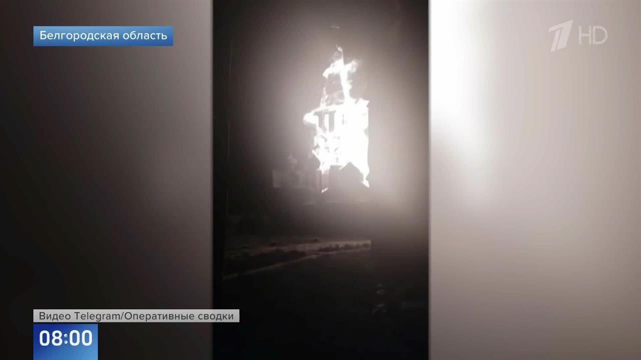 Храм "Новый Иерусалим" сгорел в Белгородской области после атаки ВСУ: видео