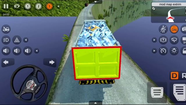 Material Transporter Truck Driving Simulator - Driving Wala Mini Truck Gameplay #15#bussid