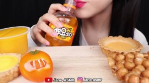 ASMR ORANGE DESSERTS, MANDARIN 제주도 디저트 먹방 EATING SOUNDS
