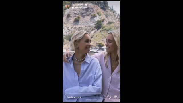 Lisa and Lena Instagram stories 29.7.22 смотреть онлайн