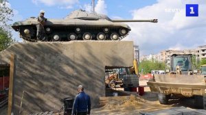 К 9 мая: в городе Макеевка реконструируют аллею Победы