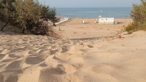 Анапа 2023. Пионерский проспект. Пляж санатория "Пламя".