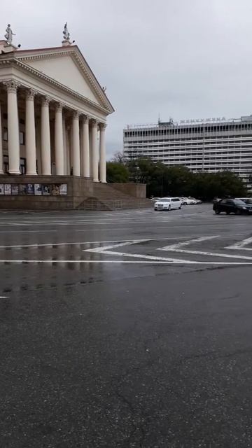Сочи. Зимний театр и отель "Жемчужина" 14 января 2019 г.