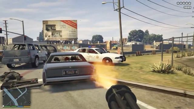 Клип №4. Стрельба на улицах Лос Сантоса. смотреть онлайн