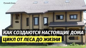 Как строят дома из дерева – весь цикл от производства до проживания – Русский Домъ