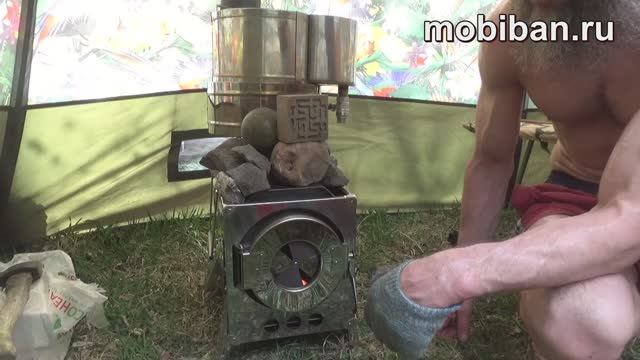 Тестирование печи Дюна-3 с парогенератором Парофон-4 в Мобиба МБ-10 смотреть онлайн