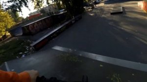 Впервые в скейт парке на MTB!