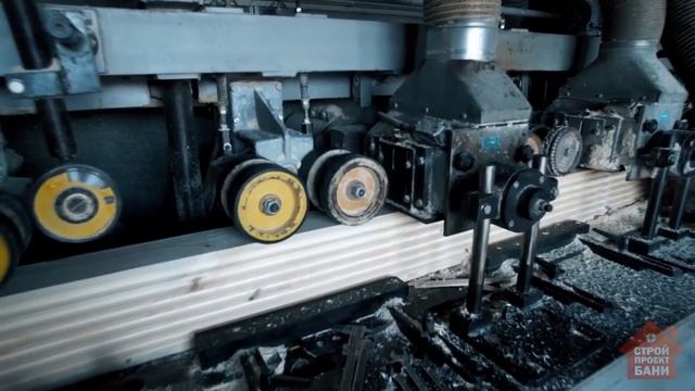 Производство профиллированного бруса СтройПроектБани