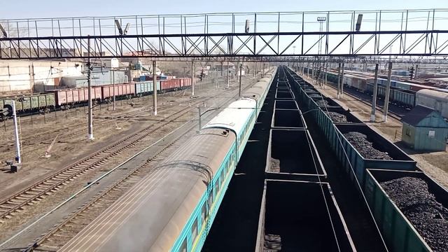 KZ4AT-0026(тчэ-11 Астана) с поездом 55 Кызылорда Кокшетау смотреть онлайн