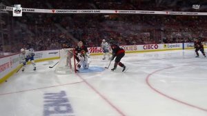 Maple Leafs' Auston Matthews Buries First Of Playoffs Off Nasty Touch Pass From Mitch Marner