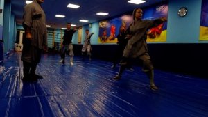 Тренировка по кунфу