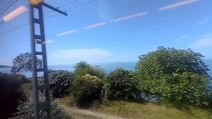 Поездка на Ласточке (электричке) по маршруту №6831 в Сочи! (Туапсе - Имеретинский курорт)