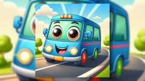 Синий автобус🚌✨| Весёлая Песенка