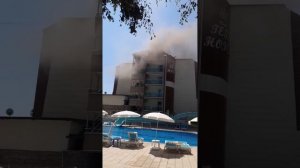 Турция, Конаклы 20.08.2021 пожар в отеле