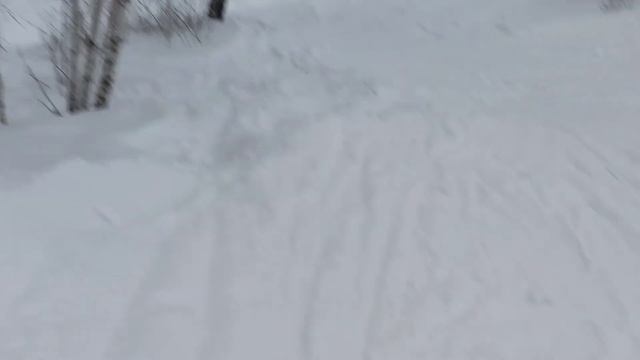 Горнолыжная трасса ЕГОЗА - с опоры 9! смотреть онлайн