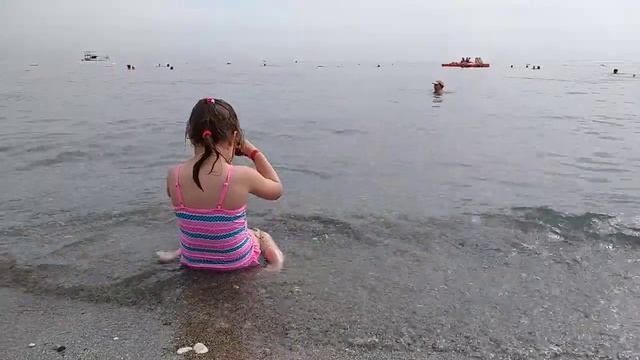 Море. Пляж. Kimeros Park Holiday Village. Октябрь 2019.