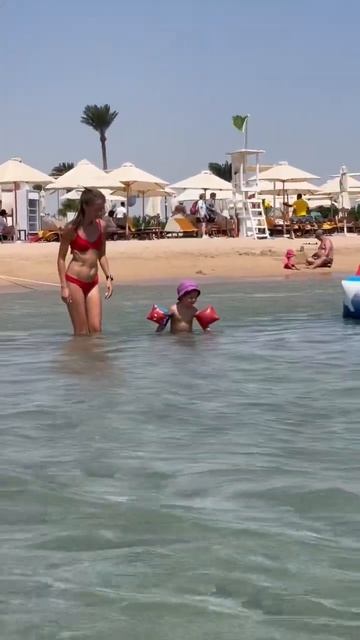 Beach and Red Sea. Hotel Rixos Premium Magawish. Egypt. Hurghada. Египет. Отель Риксос. Хургада. смотреть онлайн