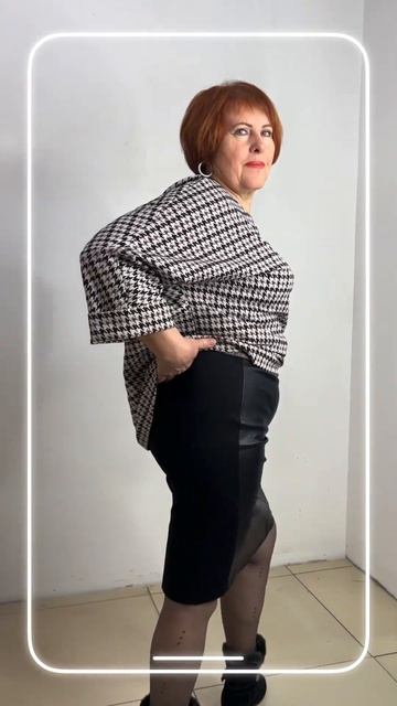 Стильная кофта 😻Размер:54👌Купить на OZON ссылка в комментариях 👇 смотреть онлайн