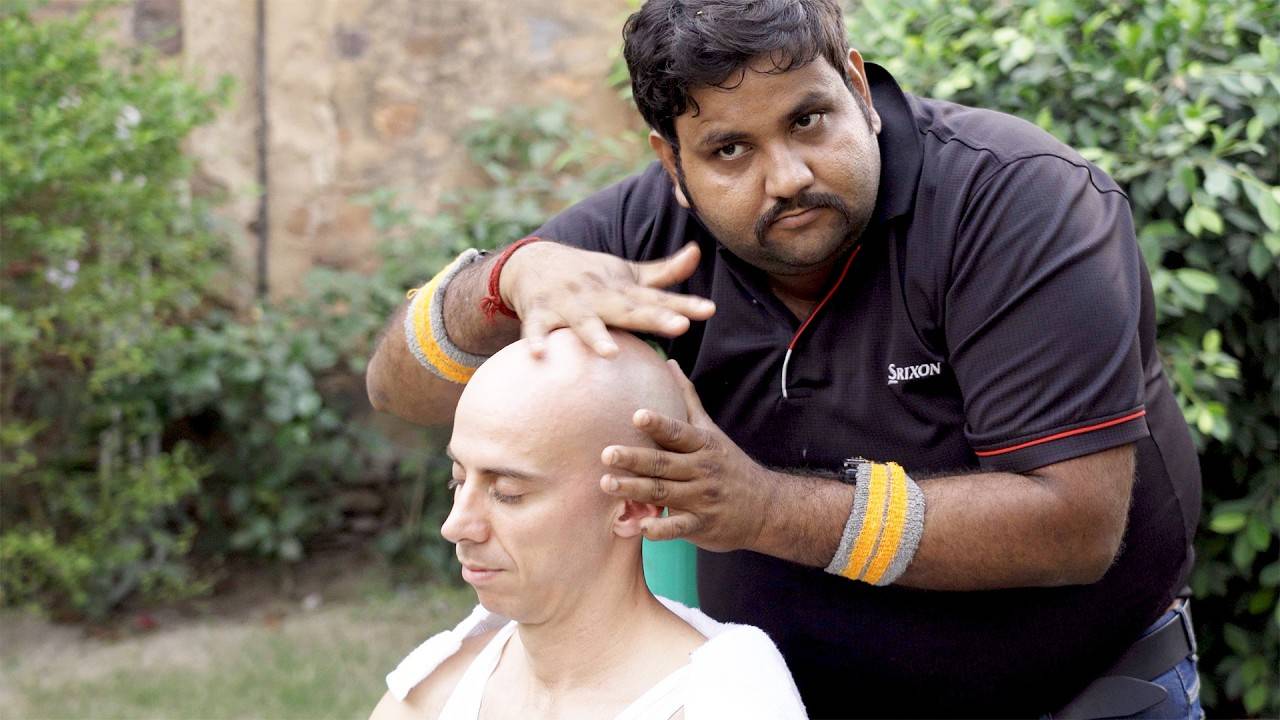 Sleep-Inducing ASMR Head Massage ｜ Shamboo the Indian Barber