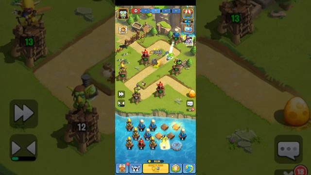 Kingdom Guard - stages 64-100! merge to maximum levels of the hero! android iOS смотреть онлайн