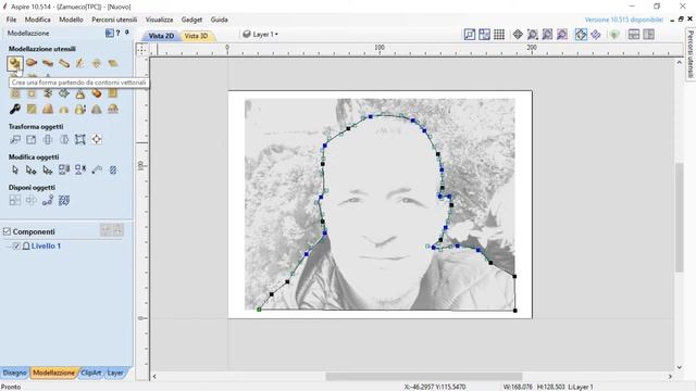 Aspire tutorial  "bitmap e vettori"