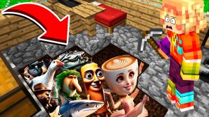 ВСЕ БРЕЙНРОТ ЖИВОТНЫЕ СПРЯТАЛИСЬ У МЕНЯ ПОД ДОМОМ В МАЙНКРАФТ