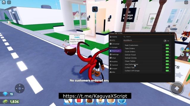 Новый СКРИПТ на RESTAURANT TYCOON 2 | ОБНОВЛЕНИЕ ЧИТА DELTA
