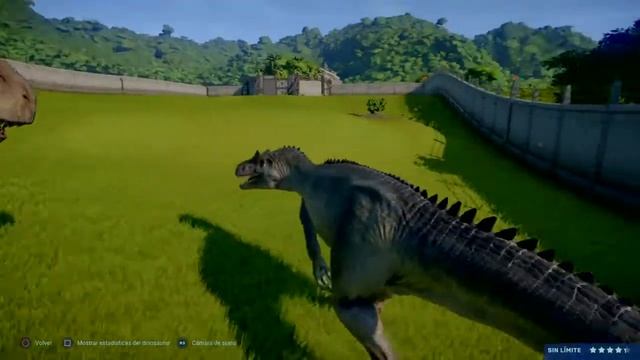 Jurassic World Evolution - T-Rex VS Allosaurus смотреть онлайн