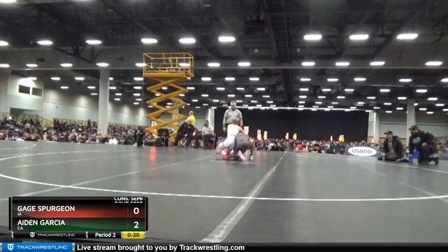 106 Lbs Cons. Semi - Gage Spurgeon IA Vs Aiden Garcia CA 35b2