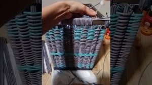 Обмотка каркаса из бумажной лозы