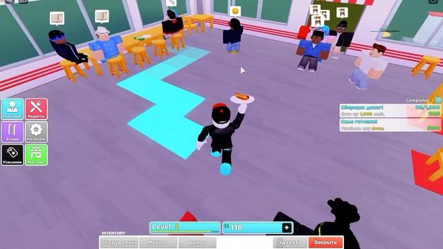 ROBLOX МОЙ РЕСТОРАН(2) смотреть онлайн