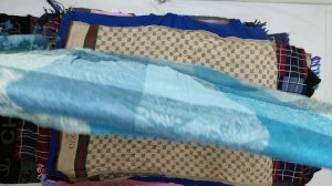 36519 Шарфы, палантины, головные уборы, 4пак, 82172 1/2, секонд (cream) оптом