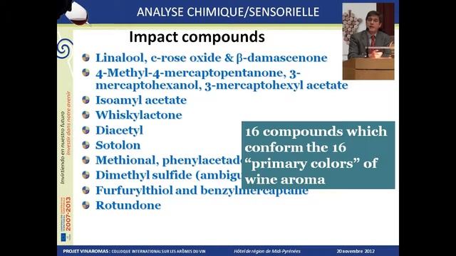 Base moléculaire de l'arôme des vins par Vicente Ferreira (LAAE Saragosse) - version française смотреть онлайн