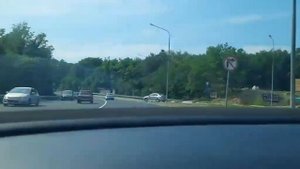 Дорога Сочи Джубга  серпантин и пробки , еду наТесла