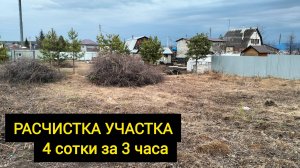 4 СОТКИ за 3 ЧАСА
