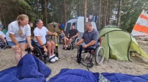 Выезд с ночевой и палатками на Горьковское море😊😁