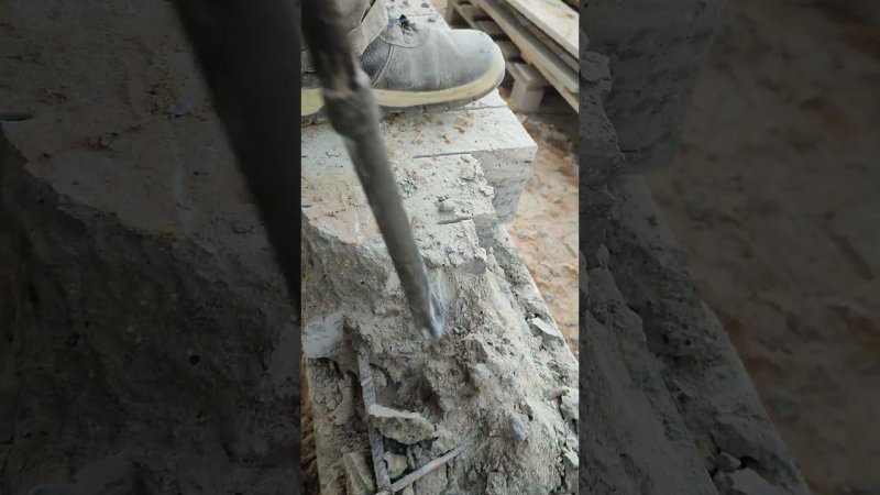 Бетон VS Отбойник/ Строительство #tools #стройка #construction