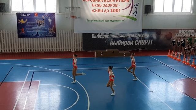 Открытое первенство г.Шумерля по спортивной аэробике 2022. Трио смотреть онлайн