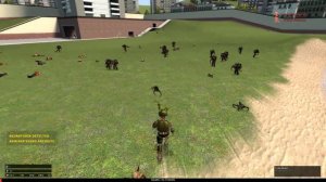 убиваю хаги ваги и зомби с модами в гаррис мод