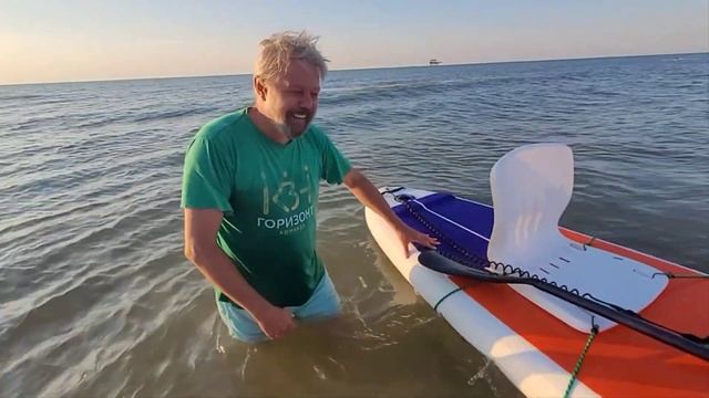 Дикие на Азовском море в #Голубицкая. Сап это вещь! смотреть онлайн