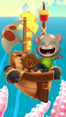 Мой говорящий Том в мире пиратов Talking Tom Time Rush