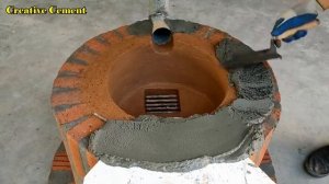 Как сделать дровяную печь 2 в 1 из красных кирпичеи