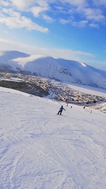 Мурманская обл, Кировск, горнолыжный курорт "Большой Вудъявр" смотреть онлайн
